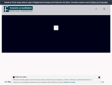 Tablet Screenshot of funerarialaauxiliadora.com